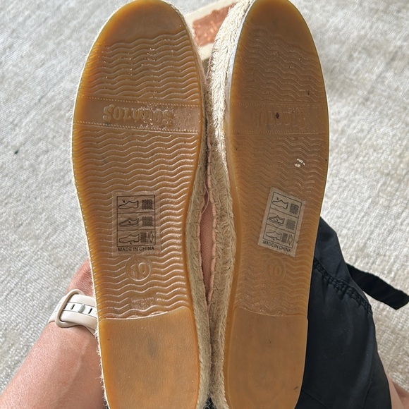 Soludos All You Need Is Love Pink Loafer Size 10 - Picture 2 of 3